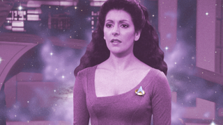 Marina Sirtis on whipping Faye Dunaway and almost being fired from <i>Star Trek</i>